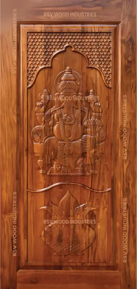 Wooden Carved Door Design