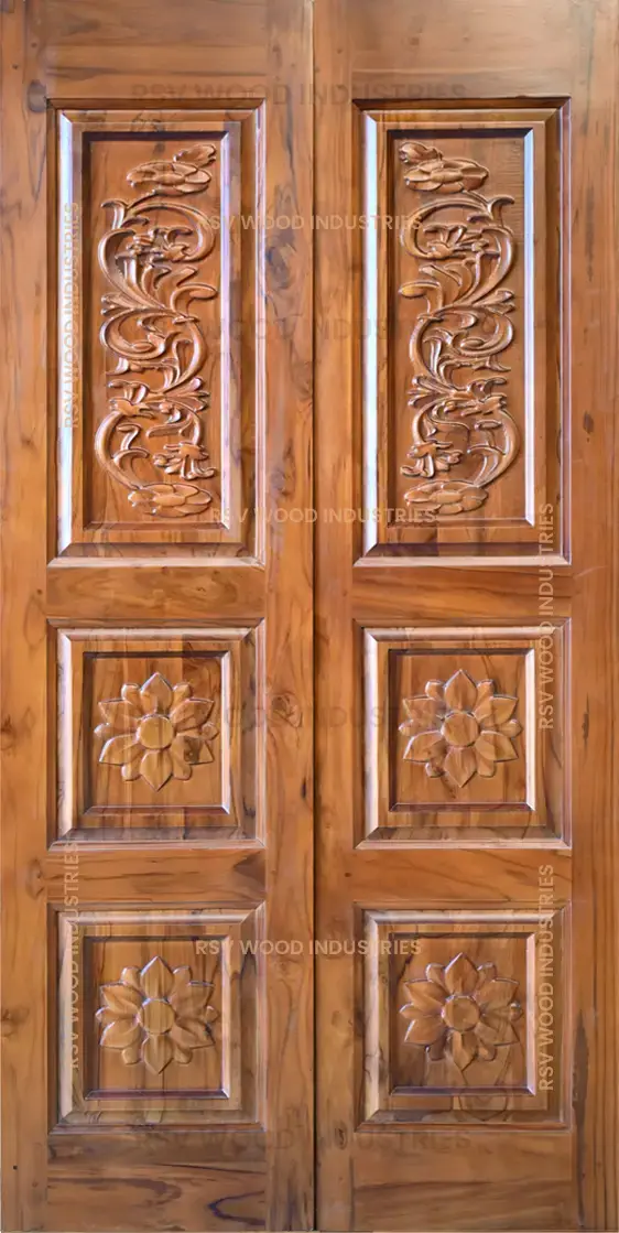 wooden double door manufacturer bhuj