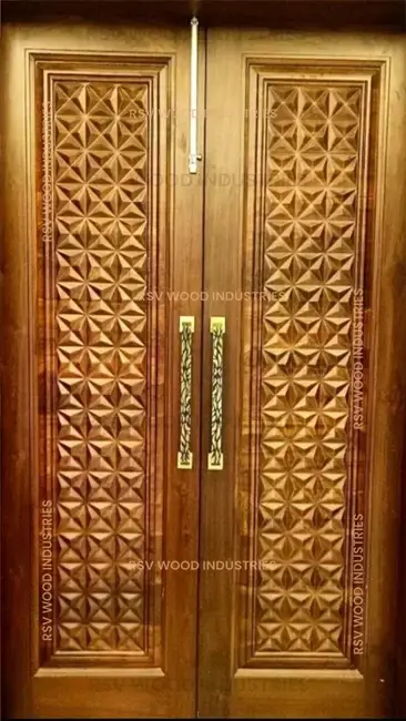 wooden double door manufacturer surat